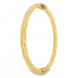 Pre Owned 9ct Hinged Bangle ZB683